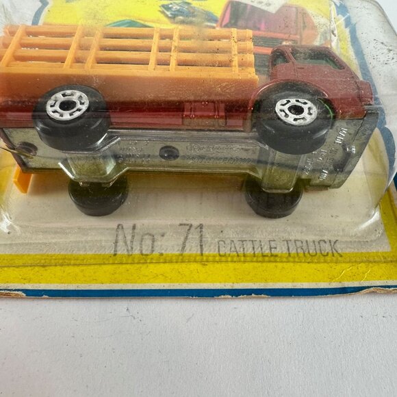 Vintage 1975 Matchbox Superfast No.71 Cattle Truck Die-Cast Metal Toy Lesney - Picture 5 of 7
